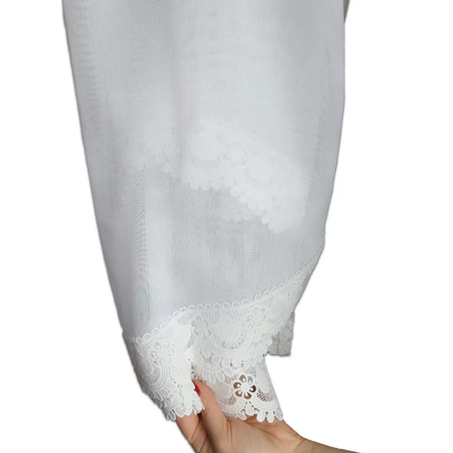 Firana gotowa z gipiurą ŁUK 320x120 (limitowana kolekcja) - na karnisz ok. 150cm